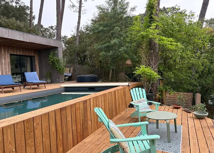 La Du Bout Du Monde, Pool & Jacuzzi * Soorts-Hossegor